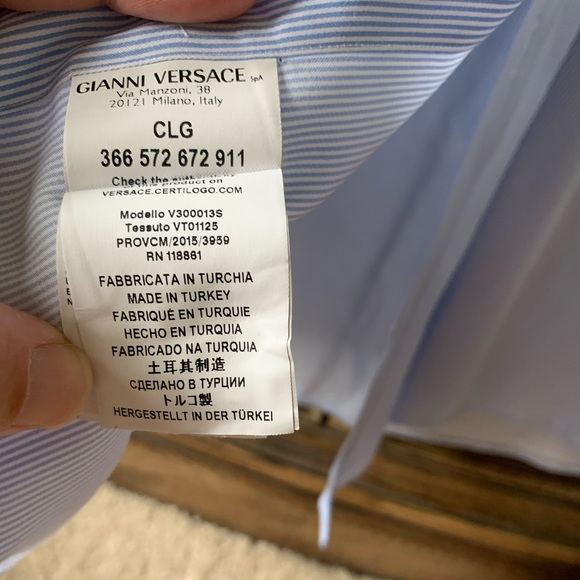 Versace Collection 15 1/2 men’s button down. - Picture 4 of 7